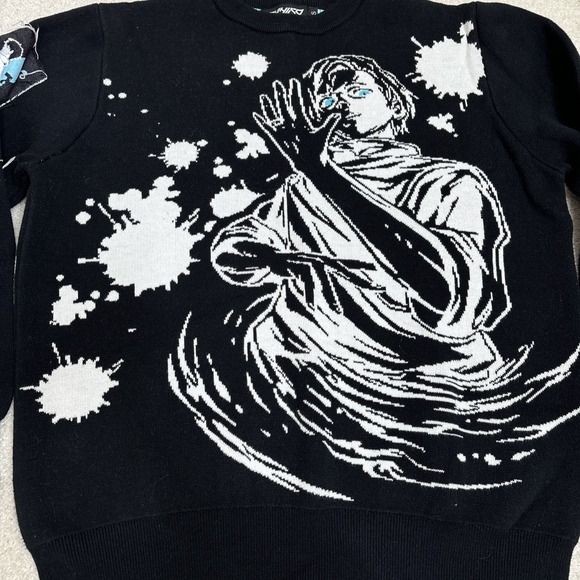 Shihiko Yuta Sweater Jujutsu Kaisen Men's Size Small Heavy Knit Heavy Knit - Picture 2 of 13